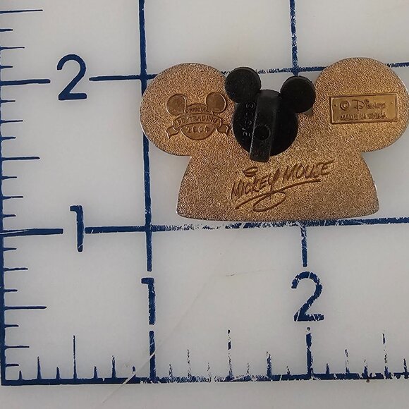 DISNEY Pin Trading ~ Mickey Mouse Club Ears ~ Flocked/Autograph/3D ~ 2004 - Picture 10 of 10